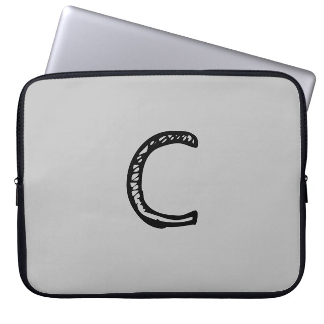 Capa Para Notebook letraC (Frente)