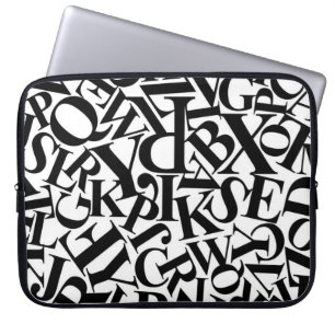 Capa Para Notebook Letras alfabéticas