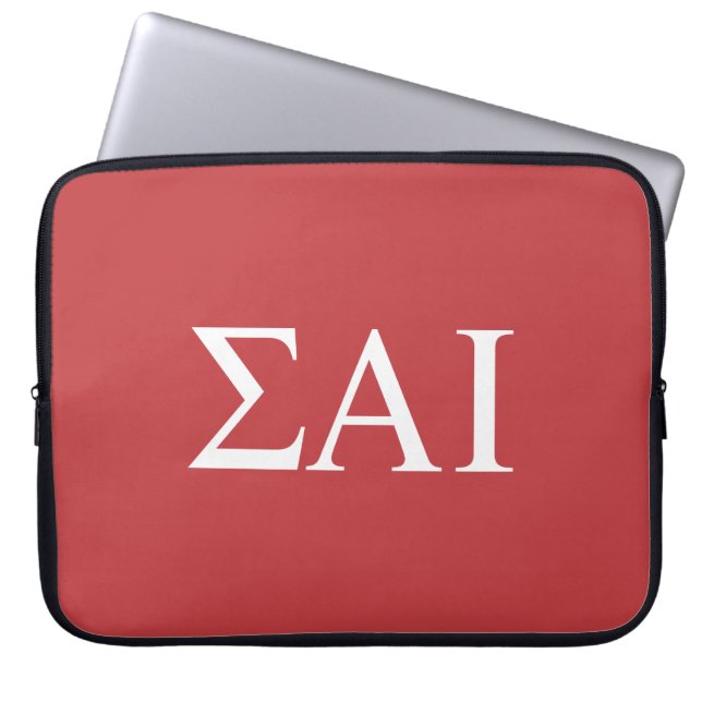 Capa Para Notebook Letras Gregas Sigma Alpha Iota (Frente)