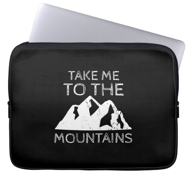 Capa Para Notebook Leva-me para as montanhas Engraçado Caminho (Frente)