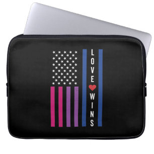 Capa Para Notebook LGBTQ O Amor do Orgulho Bissexual ganha bandeira a