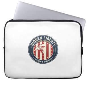 Capa Para Notebook Liberdade Oculta Patriótico Ilusão Óptica Patrióti