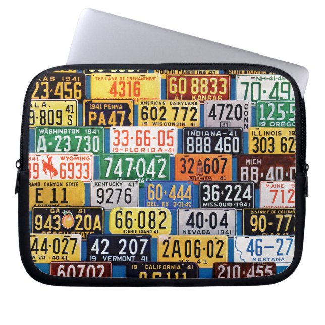 Capa Para Notebook License Plates por H. Wilson Smith (Frente)