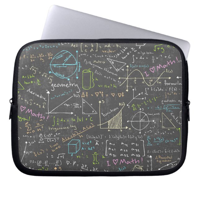 Capa Para Notebook Lições de Matemática (Frente)