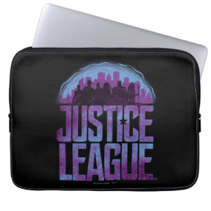 Capa Para Notebook Liga da Justiça   Silhouette da Liga da Justiça