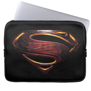 Capa Para Notebook Liga da Justiça  Símbolo metálico-superman