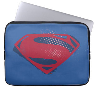 Capa Para Notebook Liga da Justiça  Símbolo Superman Pincel e Meio-