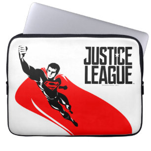 Capa Para Notebook Liga da Justiça Superman Flying Noir Pop Art