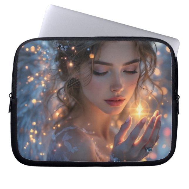 Capa Para Notebook Lightbearer Celestial - Angel Segurando a Estrela  (Frente)