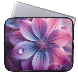 Capa Para Notebook Lilac Floral Rosa e Roxo