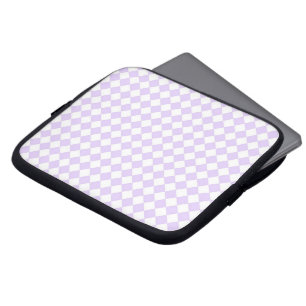 Capa Para Notebook Lilac Roxo Diamante padrão xadrez