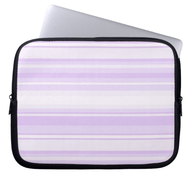 Capa Para Notebook Lilac stripes (Frente)