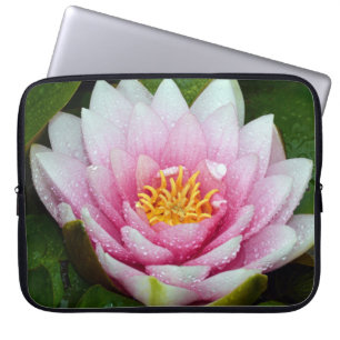 Capa Para Notebook Lily de água rosa
