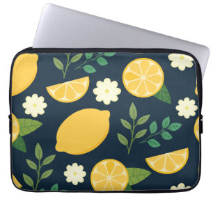 Capa Para Notebook Limão e folhas minimalistas