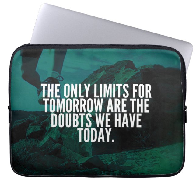 Capa Para Notebook LIMITES - Motivação do Workout (Frente)