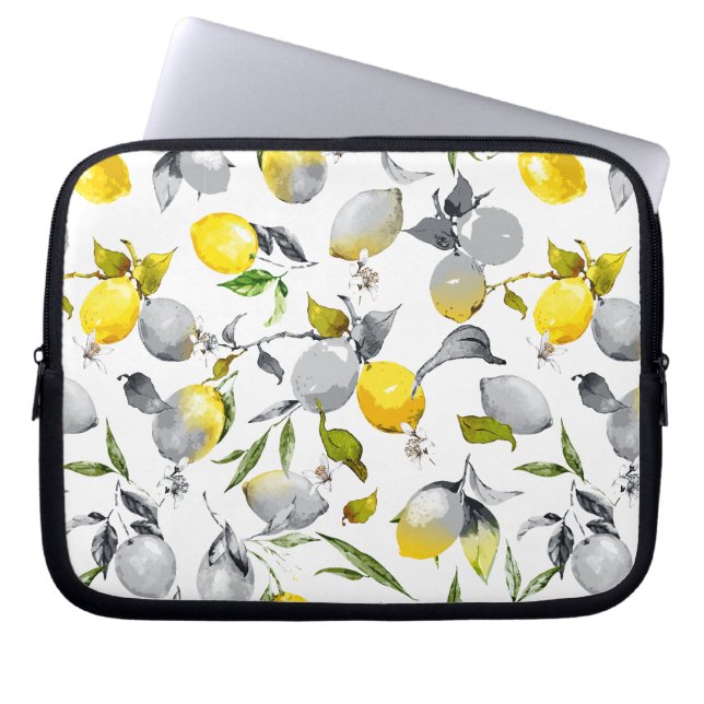 Capa Para Notebook Limões de aquarelas 14 (Frente)