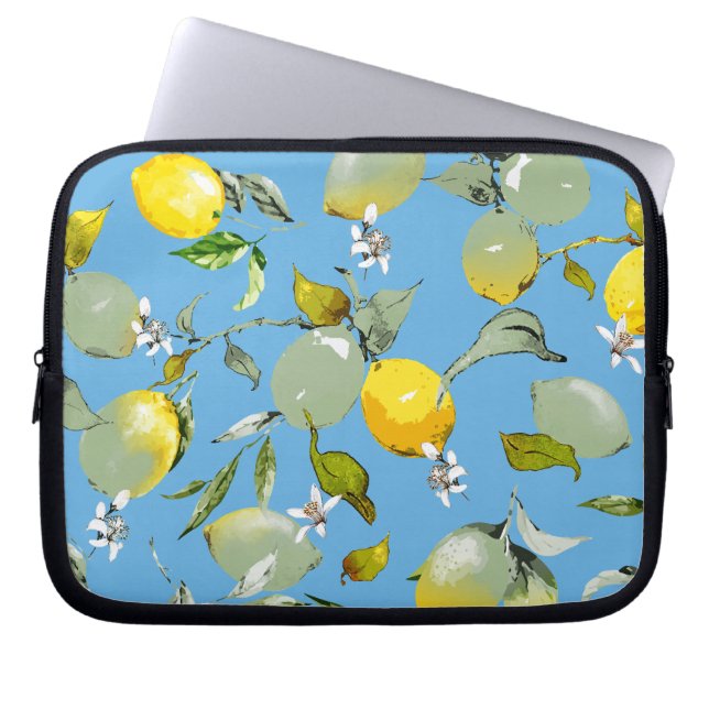 Capa Para Notebook Limões de aquarelas 26 (Frente)