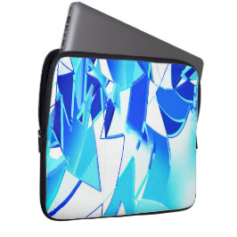 Capa Para Notebook Limpar recortes de imagem azuis retorcidos de form