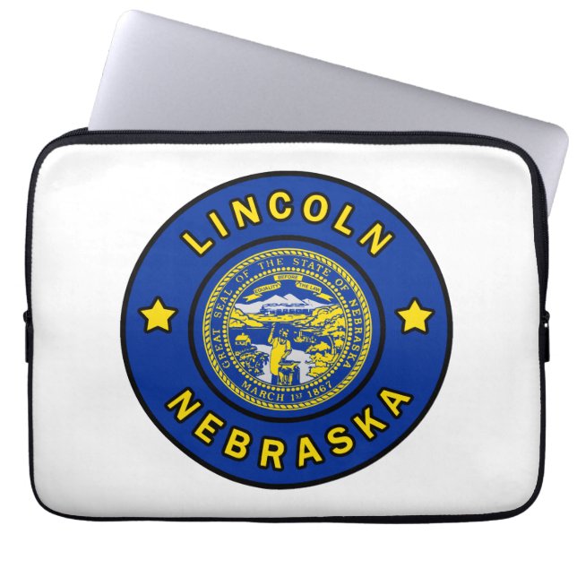 Capa Para Notebook Lincoln Nebraska (Frente)