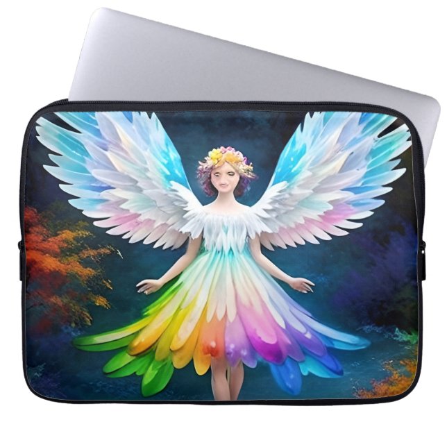 Capa Para Notebook Linda Anjo Wings Art-35444 (Frente)
