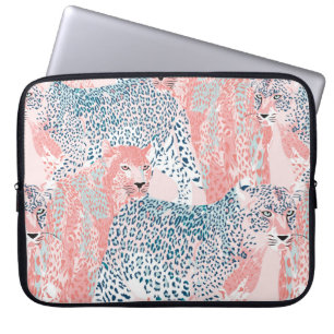 Capa Para Notebook Linda arte Leopardo, padrão perfeito, abstrato