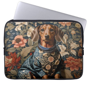 Capa Para Notebook Linda Brown Dachshund   Retrato Dachshund