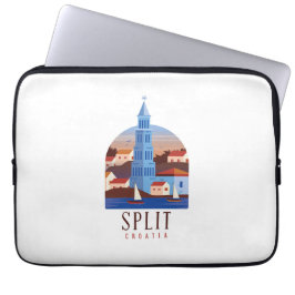 Capa Para Notebook Linda divisão da Croácia Dalmatia Vintage