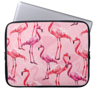 Capa Para Notebook Linda Flamingo Bird Pink Sem Olho Illiu