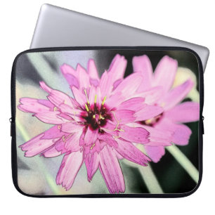 Capa Para Notebook Linda flor de margarida rosa. Arte fotográfica flo