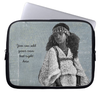 Capa Para Notebook Linda garota africana