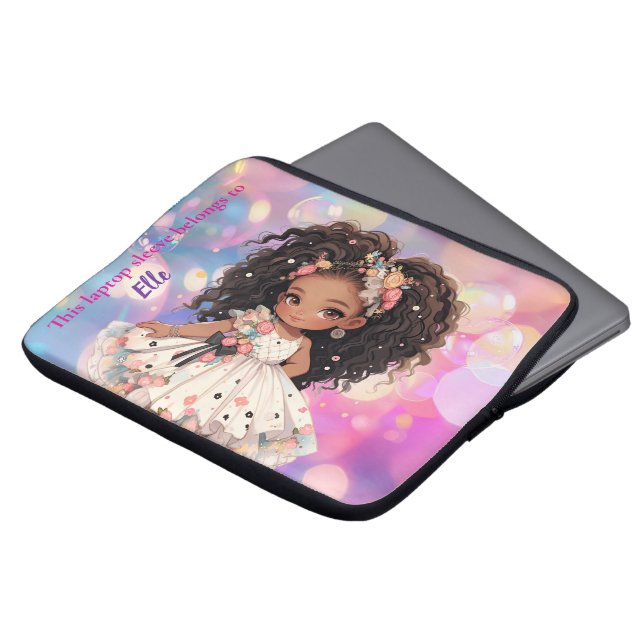 Capa Para Notebook Linda menina (Frente Topo)