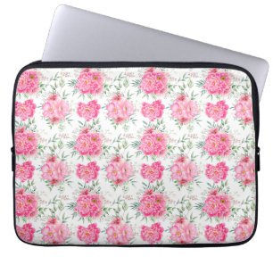 Capa Para Notebook Lindas Flores Aquarela Padrão Floral