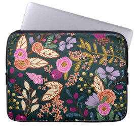 Capa Para Notebook Lindas flores coloridas marcantes