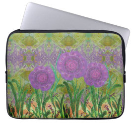 Capa Para Notebook Lindas Flores de Lavanda
