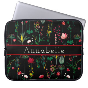 Capa Para Notebook Lindas flores selvagens personalizam