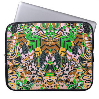 Capa Para Notebook Lindo floral abstrato colorido