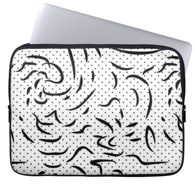 Capa Para Notebook Line art, Vista White, Alabaster Eletrônicos Bag (Frente)