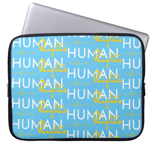 Capa Para Notebook Linha de vida dos direitos humanos (Frente)