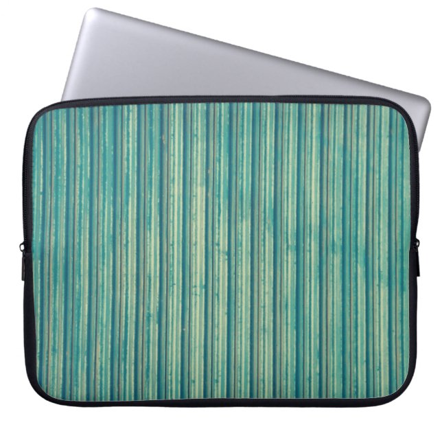 Capa Para Notebook Linhas Azuis Estrias (Frente)