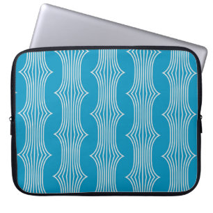 Capa Para Notebook Linhas brancas Abstrato retrorreflectoras no padrã