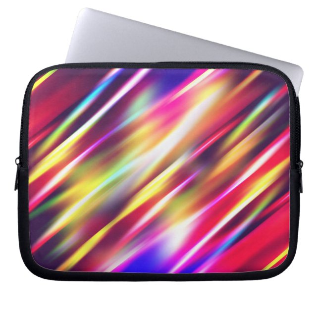 Capa Para Notebook Linhas coloridas abstratas (Frente)