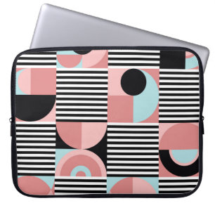 Capa Para Notebook Linhas Geométricas, Formas Coloridas Mosaico.