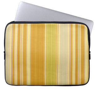 Capa Para Notebook Listras Amarelas Ensolaradas