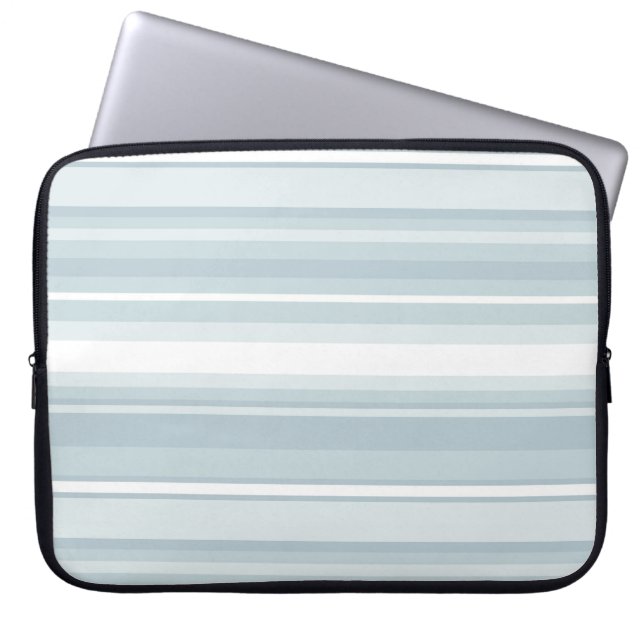 Capa Para Notebook Listras azuis de gelo (Frente)