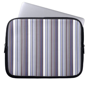 Capa Para Notebook Listras cinzas azuis modernas fofas