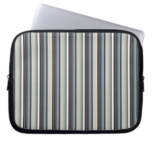 Capa Para Notebook Listras cinzas brancas fofas