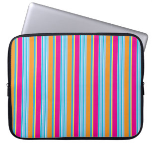 Capa Para Notebook Listras coloridas mágicas fofas