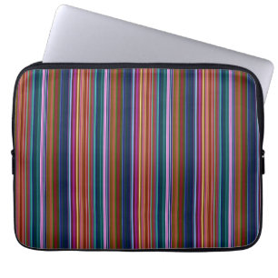Capa Para Notebook Listras coloridas retrô fofas