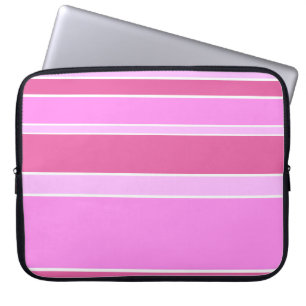 Capa Para Notebook Listras cor-de-rosa