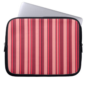 Capa Para Notebook Listras cor-de-rosa-branca